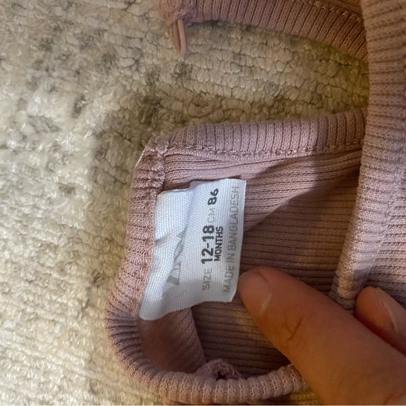 Blush top girls 18 months Zara - Picture 2 of 2